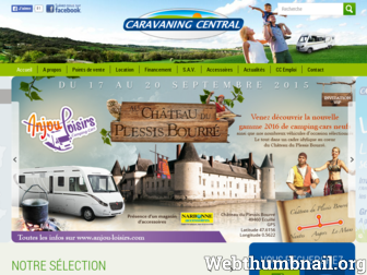 caravaning-central.com website preview