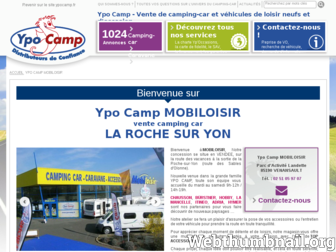 mobiloisir.ypocamp.fr website preview