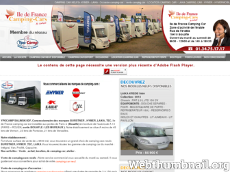 iledefrance-camping-car.fr website preview