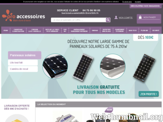 pro-accessoires.fr website preview