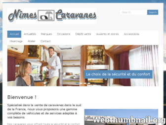 nimes-caravanes.com website preview