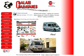 calaiscaravanes.com website preview