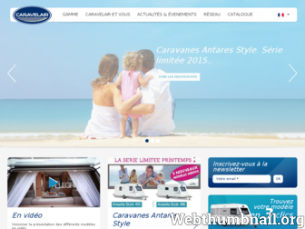caravelair-caravanes.fr website preview