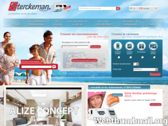 sterckeman-caravanes.fr website preview