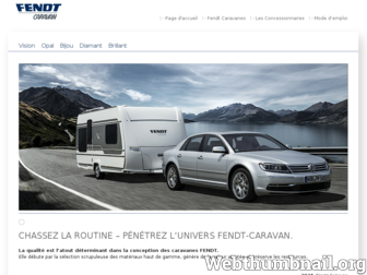 fr.fendt-caravan.com website preview