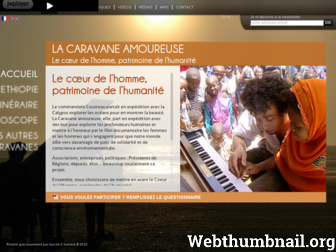 caravaneamoureuse.com website preview