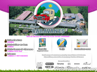 palace-caravanes.fr website preview