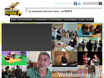 webtv.caravanedesdixmots.com website preview