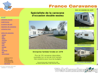 france-caravanes.com website preview