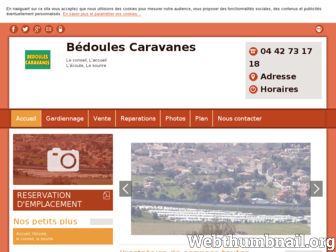 bedoulescaravanes.com website preview
