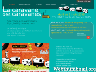 lacaravanedescaravanes.fr website preview