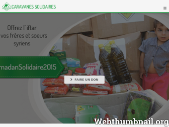 caravanes-solidaires.fr website preview