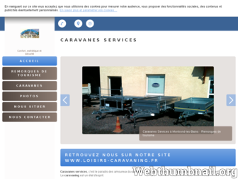 caravanes-services-loire.fr website preview