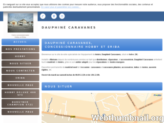 dauphine-caravanes.fr website preview