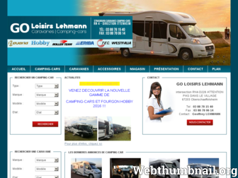 goloisirs-lehmann.fr website preview