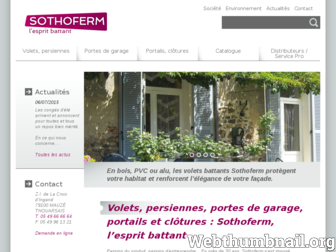 sothoferm.fr website preview