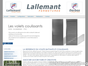 lallemant.fr website preview