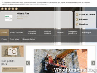 glass-alu-matoury.fr website preview