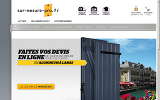 sur-mesure-pro.fr website preview