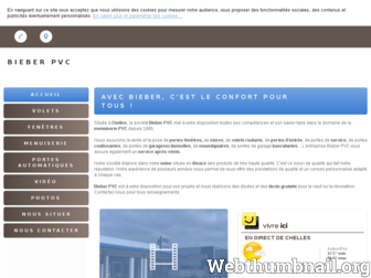 bieber-pvc-chelles.fr website preview