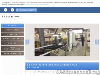 artech-pvc.fr website preview