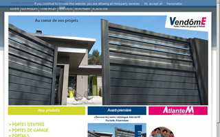 vendome-fermetures.fr website preview