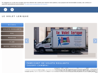 volet-lerique-caudry.fr website preview