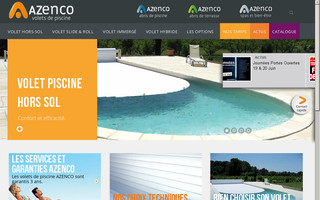volet-piscine-azenco.fr website preview