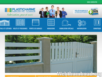 plasticharme.fr website preview