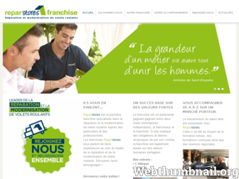 reparstores-franchise.com website preview