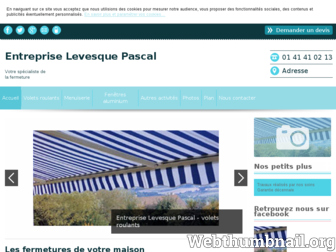 levesque-entreprise.com website preview