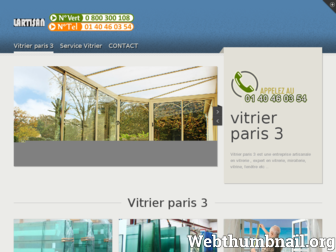 vitrier-paris-3.lartisanpascher.com website preview