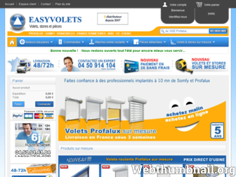 easyvolets.com website preview
