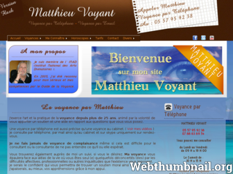 matthieu-voyant.com website preview