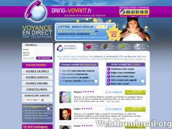 dring-voyant.fr website preview