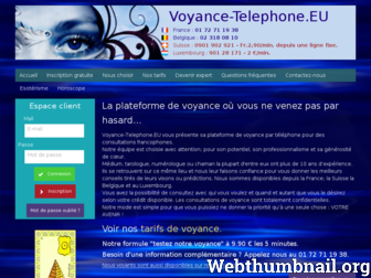 voyance-telephone.eu website preview