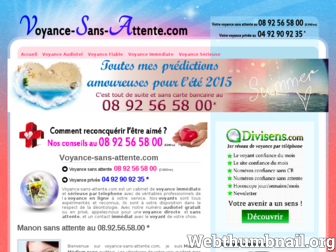 voyance-sans-attente.com website preview