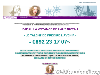 voyance-sabah.fr website preview