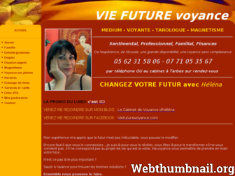 viefuturevoyance.com website preview