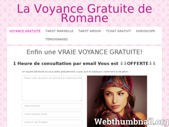 voyancegratuite-romane.fr website preview
