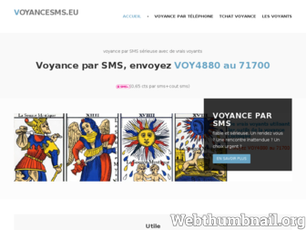 voyancesms.eu website preview