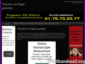 voyanceenligne-gratuite.com website preview