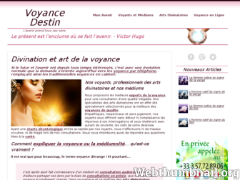 voyance-destin.fr website preview