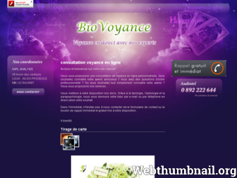 biovoyance.com website preview