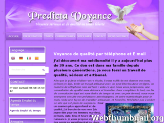 predicta-voyance.fr website preview