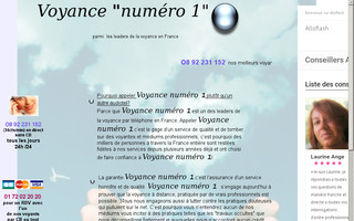 voyance1.com website preview