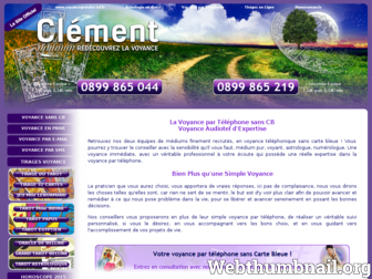clement-voyance-gratuite.com website preview