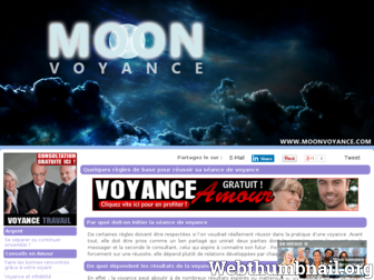 moonvoyance.com website preview