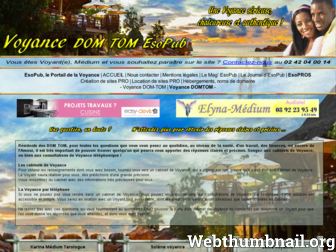voyance-dom-tom.esopub.com website preview