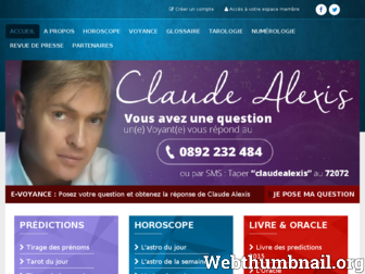 claude-alexis.fr website preview